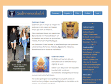 Tablet Screenshot of godinnenorakel.nl